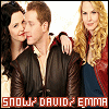 Once Upon a Time: Blanchard, Mary Margaret/Snow White, Nolan, David (Prince Charming), and Emma Swan